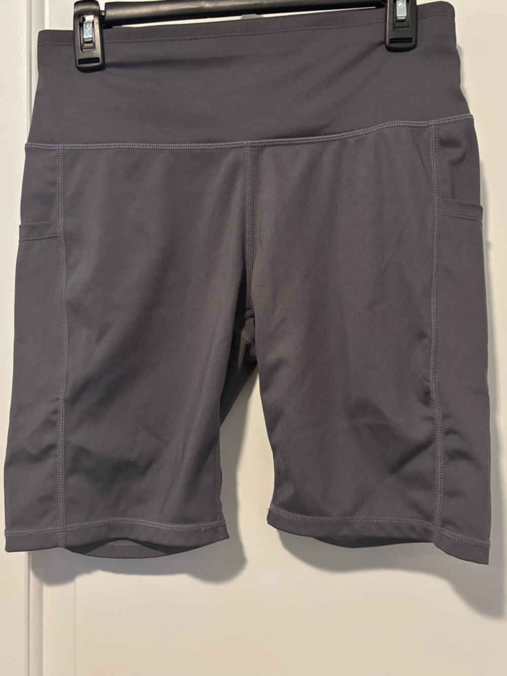 Grey Biker Shorts